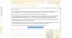 Desktop Screenshot of portal.dlastudenta.pl