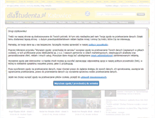 Tablet Screenshot of katowice.dlastudenta.pl